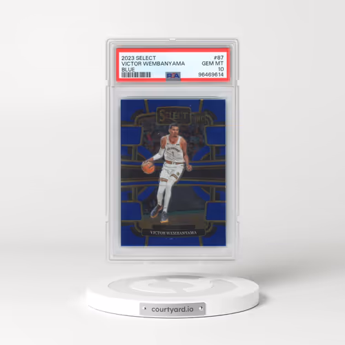 2023 Panini Select #87 Victor Wembanyama - Blue (PSA 10 GEM MINT)