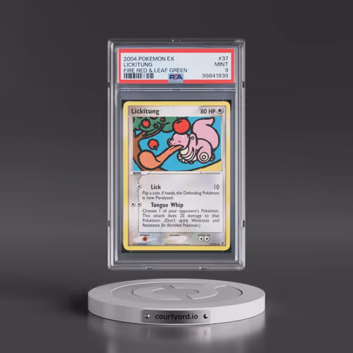 2004 Pokémon EX Fire Red & Leaf Green #37 Lickitung (PSA 9 MINT)