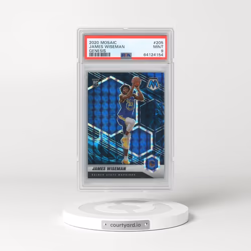 2020 Panini Mosaic #205 James Wiseman - Genesis (PSA 9 MINT)