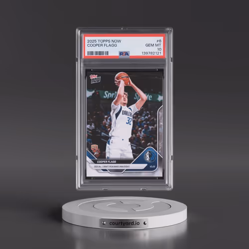 2025 Topps Now #6 Cooper Flagg (PSA 10 GEM MINT)