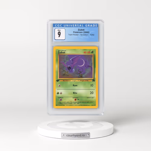 2000 Team Rocket #70/82 Zubat - 1st Edition 1st Edition (CGC 9 MINT)