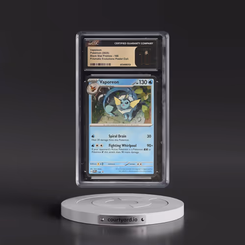 2023 Black Star Promos - Scarlet & Violet SVP EN #168 Vaporeon - Prismatic Evolutions Poster Collect