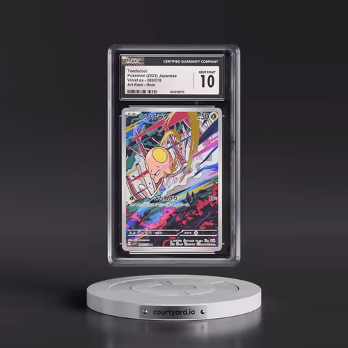 2023 Pokémon Sv1v-Violet EX #080 Toedscool - Art Rare (CGC 10 GEM MINT)