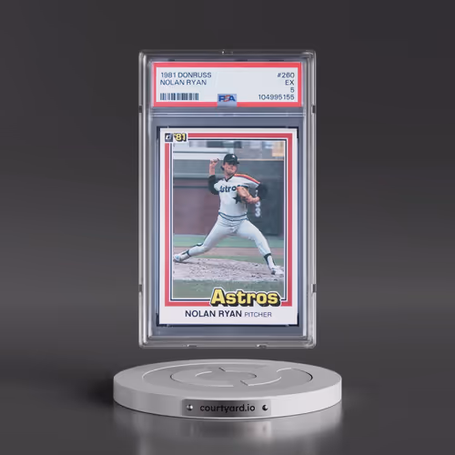 1981 Donruss #260 Nolan Ryan (PSA 5 EX)