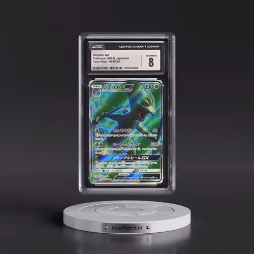 2018 Fairy Rise #051/050 Sceptile GX - Super Rare Holo (CGC 8 NM-MT)