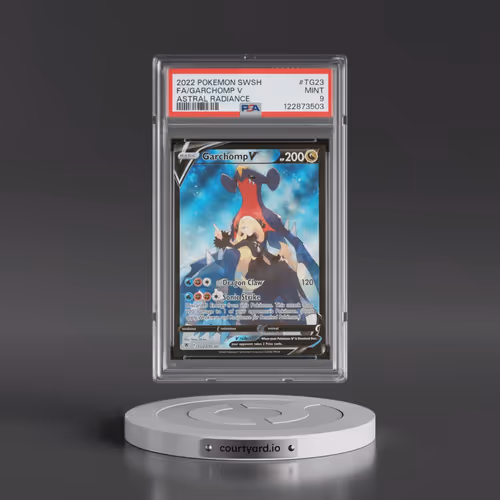 2022 Pokémon Sword & Shield Astral Radiance #TG23 Garchomp V - Holo Full Art (PSA 9 MINT)