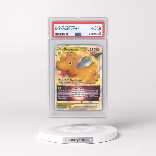 2022 Pokémon Go #050 Dragonite Vstar (PSA 10 GEM MINT)