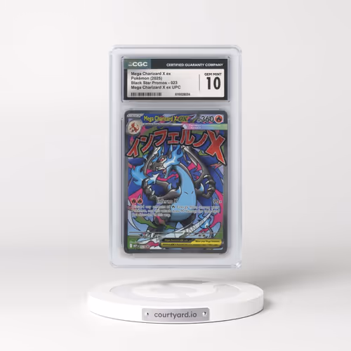 2025 Black Star Promos - Mega Evolution MEP EN #023 Mega Charizard X ex - Mega Charizard X ex Ultra