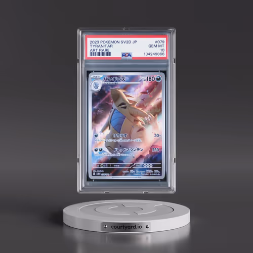2023 Pokémon Sv2d-Clay Burst #079 Tyranitar - Art Rare (PSA 10 GEM MINT)