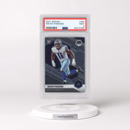 2021 Panini Mosaic #362 Micah Parsons (PSA 9 MINT)