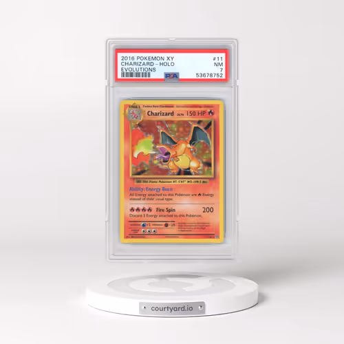 2016 Pokémon XY Evolutions #11 Charizard - Holo (PSA 7 NM)