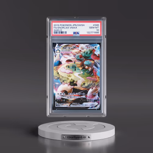 2019 Pokémon Sword & Shield Shield #046 Snorlax Vmax - Full Art (PSA 10 GEM MINT)