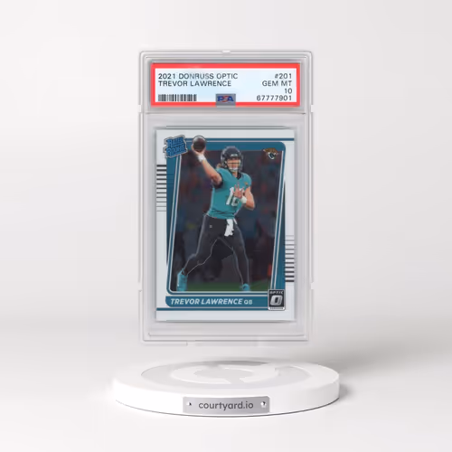 2021 Panini Donruss Optic #201 Trevor Lawrence (PSA 10 GEM MINT)