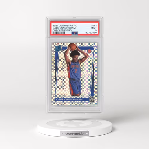 2021 Panini Donruss Optic #161 Cade Cunningham - Checkerboard (PSA 9 MINT)