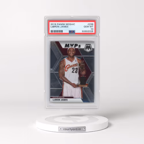 2019 Panini Mosaic #298 LeBron James (PSA 10 GEM MINT)