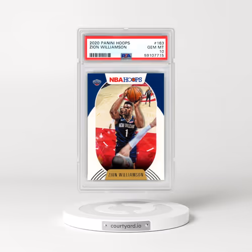 2020 Panini Hoops #163 Zion Williamson (PSA 10 GEM MINT)