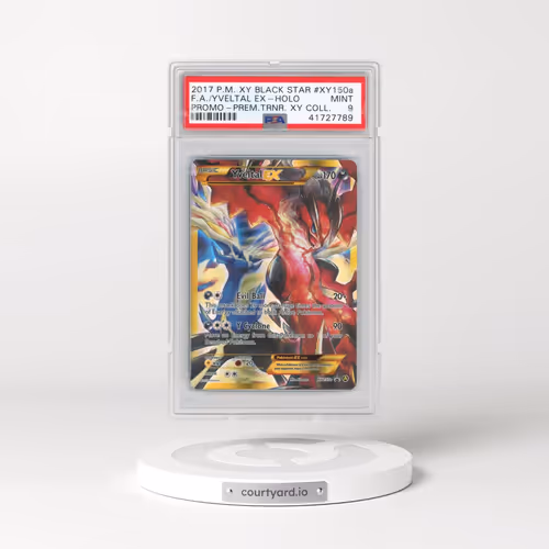 2017 Pokémon XY Black Star Promo #XY150a Yveltal EX - Holo Full Art Premium Trainer XY Collection (P