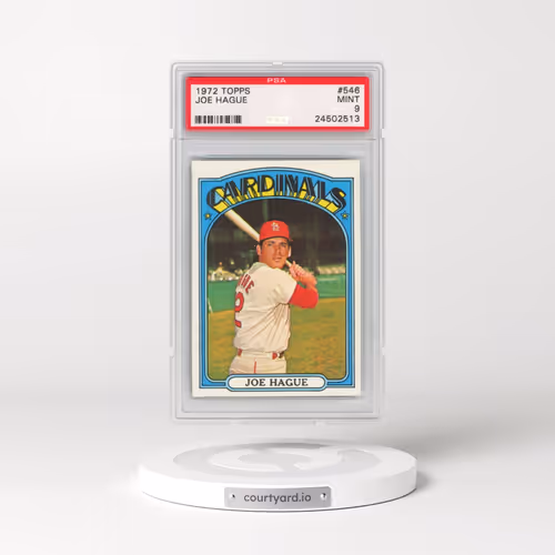 1972 Topps #546 Joe Hague (PSA 9 MINT)