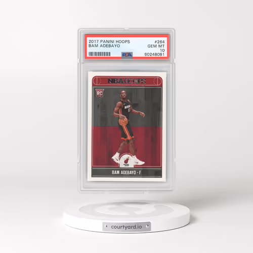 2017 Panini Hoops #264 Bam Adebayo (PSA 10 GEM MINT)