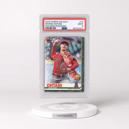 2019 Topps Holiday #16 Shohei Ohtani - Holding Stocking (PSA 9 MINT)