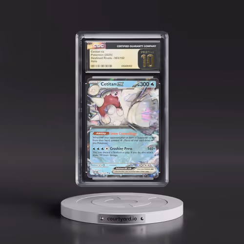 2025 Destined Rivals - DRI EN #065/182 Cetitan ex - Holo (CGC 10 PRISTINE)