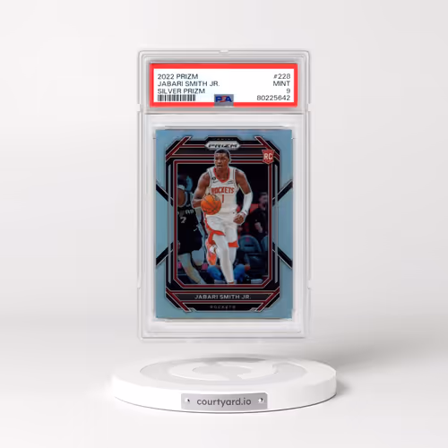 2022 Panini Prizm #228 Jabari Smith Jr. - Silver Prizm (PSA 9 MINT)
