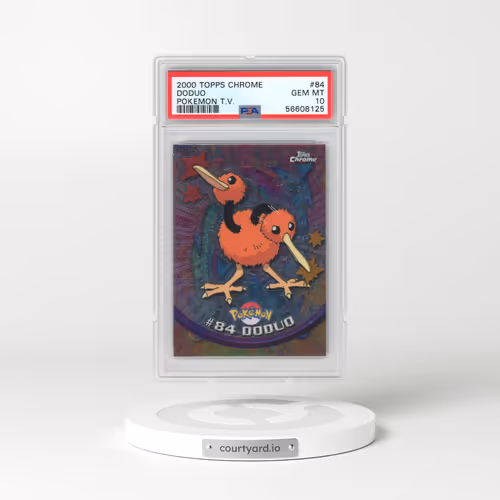 2000 Topps Chrome Pokémon T.V. #84 Doduo (PSA 10 GEM MINT)