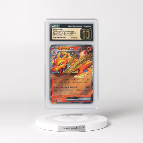 2023 Venusaur/Charizard/Blastoise Spec. Set ex #009/049 Charizard ex - Charizard ex Deck (CGC 10 PRISTINE)
