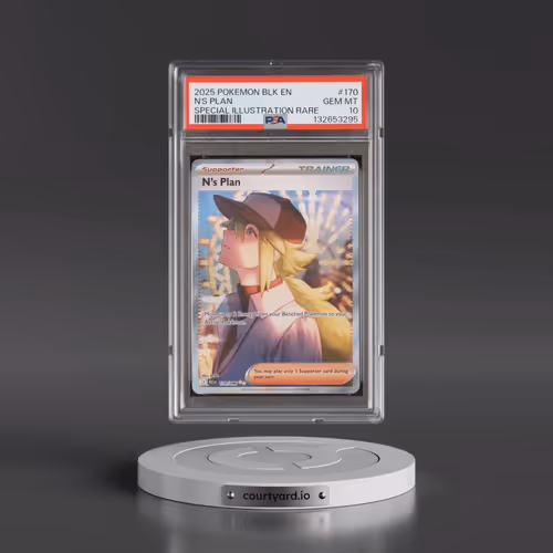 2025 Pokémon Blk EN-Black Bolt #170 N's Plan - Special Illustration Rare (PSA 10 GEM MINT)