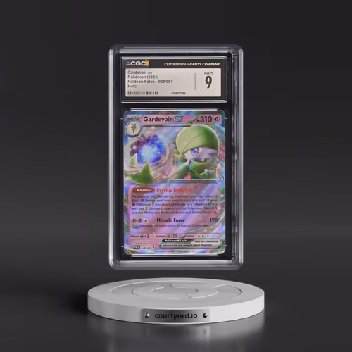 2024 Pokémon Paf EN-Paldean Fates #029 Gardevoir EX - Holo (CGC 9 MINT)