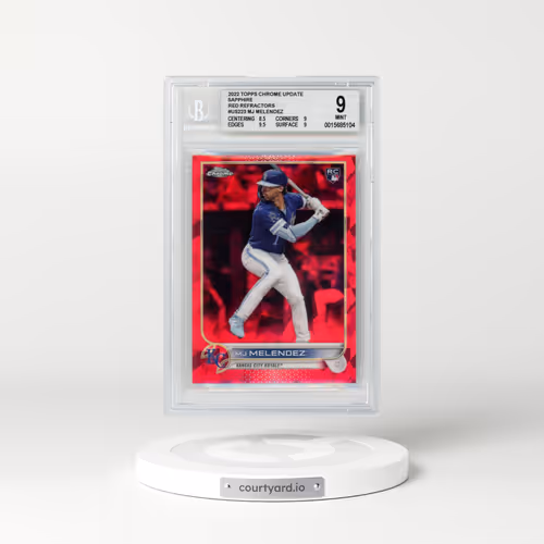 2022 Topps Chrome Update Sapphire Edition #223 MJ Melendez - Red (BGS 9 MINT)