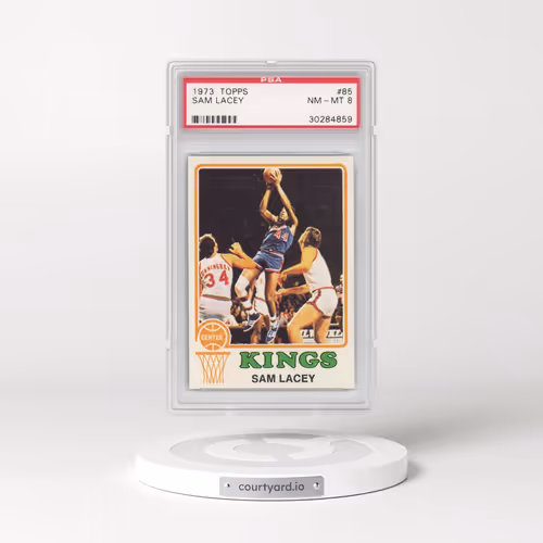 1973 Topps #85 Sam Lacey (PSA 8 NM-MT)