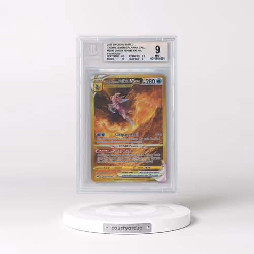 2023 Crown Zenith #GG67 Origin Forme Palkia VSTAR - Galarian Gallery Holo (BGS 9 MINT)