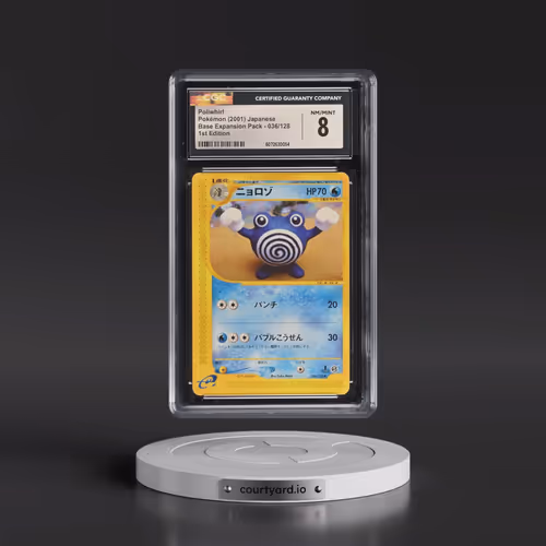 2001 Base Expansion Pack #036/128 Poliwhirl - 1st Edition (CGC 8 NM-MT)
