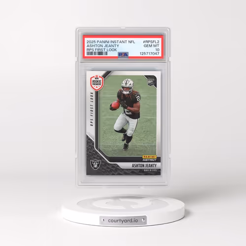 2025 Panini Instant NFL Rps First Look #RPSFL2 Ashton Jeanty (PSA 10 GEM MINT)