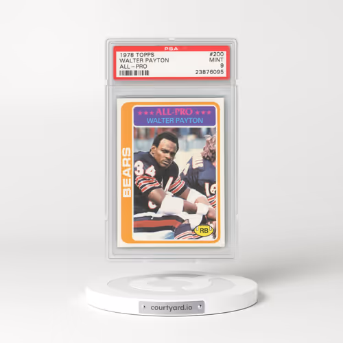 1978 Topps #200 Walter Payton - All-Pro (PSA 9 MINT)