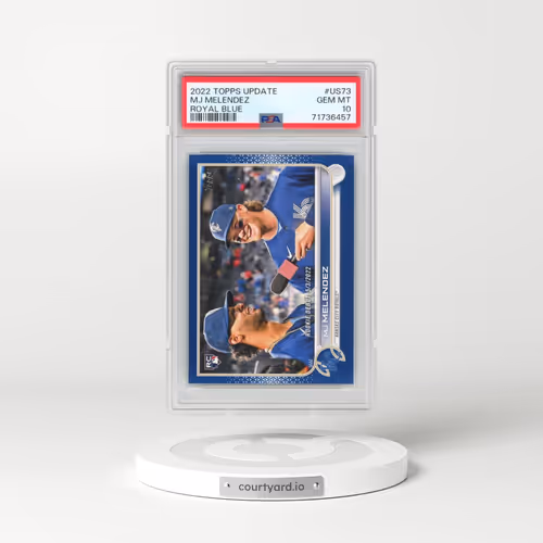 2022 Topps Update #US73 MJ Melendez - Royal Blue (PSA 10 GEM MINT)