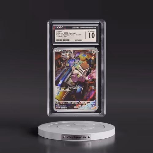 2023 Pokémon SV3-Ruler of the Black Flame #117 Varoom - Art Rare (CGC 10 GEM MINT)