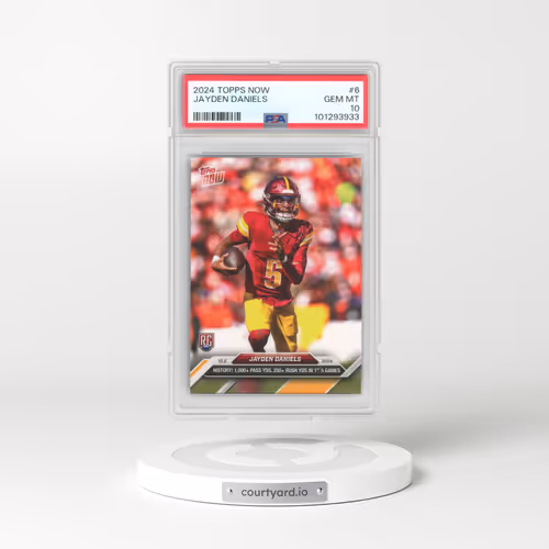 2024 Topps Now #6 Jayden Daniels (PSA 10 GEM MINT)