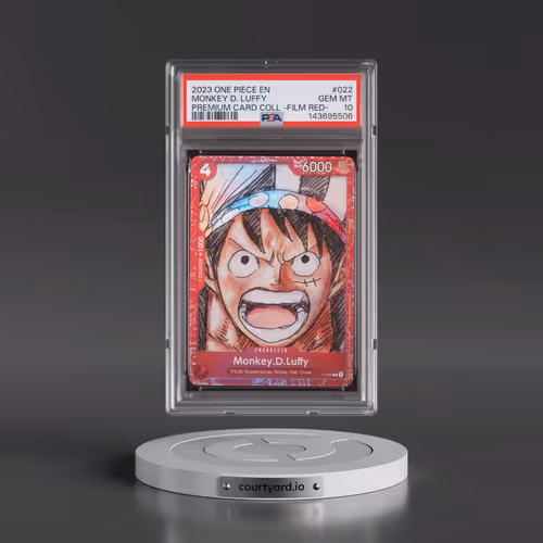 2023 One Piece Premium Card Collection -One Piece Film Red #022 Monkey D. Luffy (PSA 10 GEM MINT)