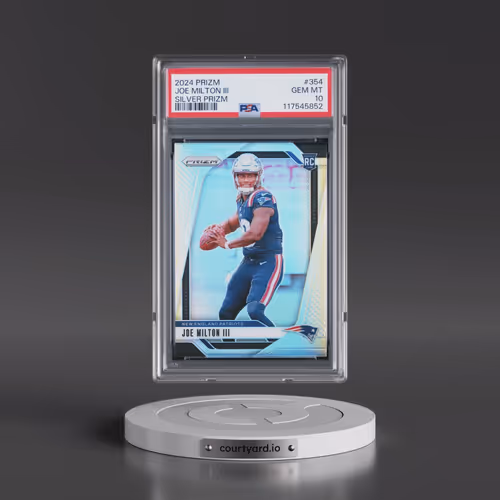 2024 Panini Prizm #354 Joe Milton III - Silver Prizm (PSA 10 GEM MINT)