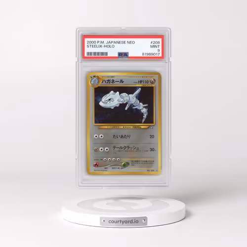 2000 Pokémon Neo #208 Steelix - Holo (PSA 9 MINT)