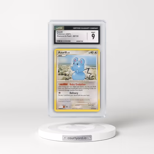 2007 Diamond & Pearl #69/130 Azurill (CGC 9 MINT)
