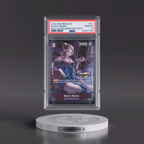 2024 One Piece Championship 2023 Celebration Pack #011 Black Maria (PSA 10 GEM MINT)