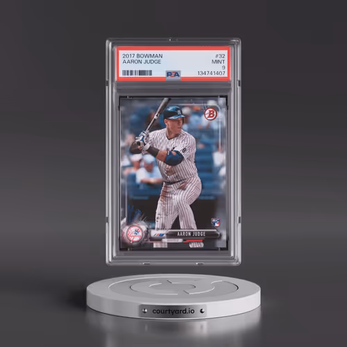 2017 Bowman #32 Aaron Judge (PSA 9 MINT)