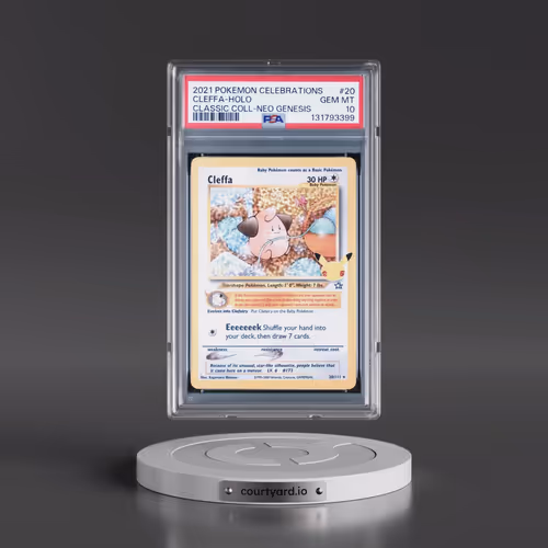 2021 Pokémon Celebrations Classic Collection #20 Cleffa - Holo (PSA 10 GEM MINT)