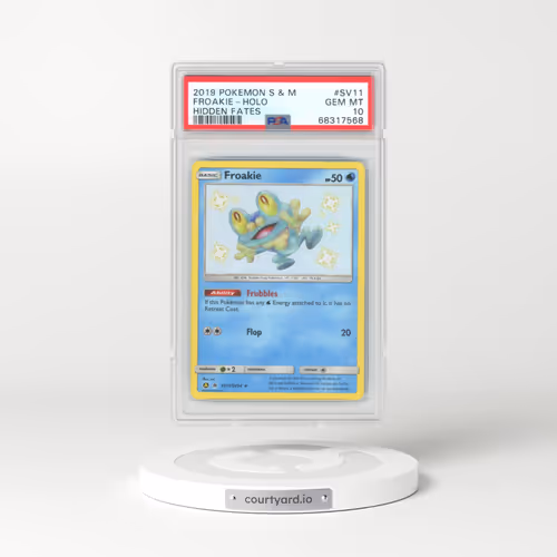 2019 Hidden Fates #SV11 Froakie - Holo (PSA 10 GEM MINT)