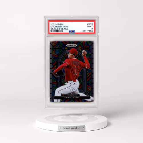 2022 Panini Prizm Stained Glass #SG3 Shohei Ohtani (PSA 9 MINT)