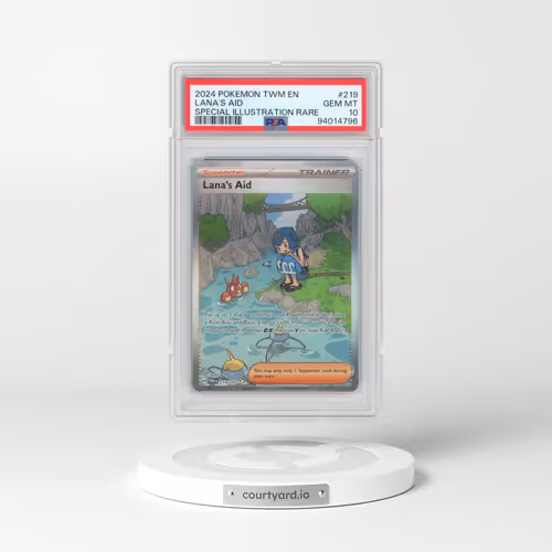 2024 Pokémon Twm EN-Twilight Masquerade #219 Lana's Aid - Special Illustration Rare (PSA 10 GEM MINT)