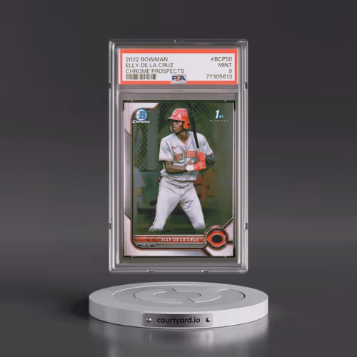 2022 Bowman Chrome Prospects #BCP50 Elly de La Cruz (PSA 9 MINT)